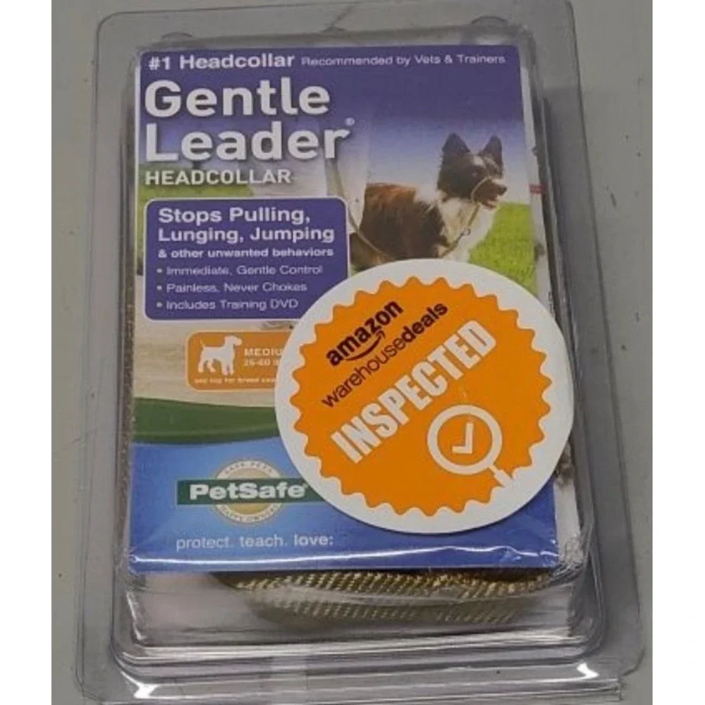 PetSafe‎ Gentle Leader Headcollar No-Pull Dog Training Collar Medium Fawn Tan
